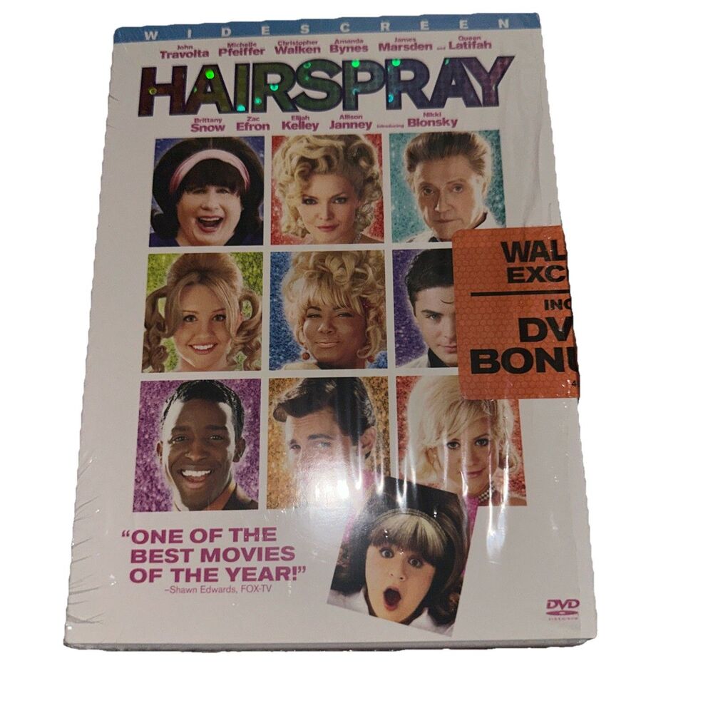 Hairspray (DVD, 2007,)Brand New Sealed John Travolta Michelle Pfeiffer
